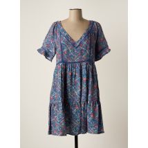 THE KORNER - Robe mi-longue bleu en coton - Femme - Taille 36 - Modz