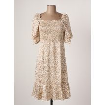 CALIE - Robe mi-longue beige en polyester - Femme - Taille 36 - Modz