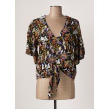 YEZZ - Chemisier noir en viscose - Femme - Taille 36 - Modz