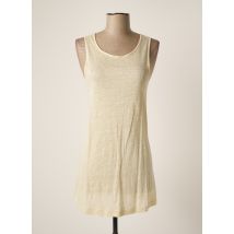 STEFANEL - Top beige en lin - Femme - Taille 38 - Modz