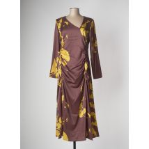 LAAGAM - Robe longue marron en polyester pour femme - Taille 42 - Modz