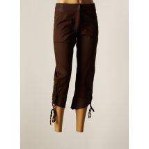 FRED SABATIER - Pantacourt marron en coton pour femme - Taille 42 - Modz