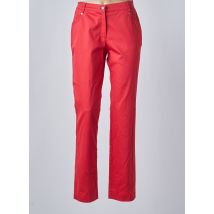 O.K.S - Pantalon slim rouge en coton - Femme - Taille 40 - Modz