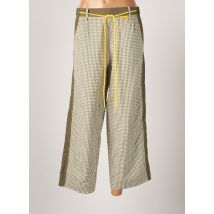 POUPEE CHIC - Pantalon large vert en coton pour femme - Taille 40 - Modz