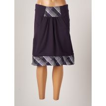 O.K.S - Jupe mi-longue violet en polyester - Femme - Taille 40 - Modz