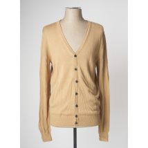 DEVRED - Gilet manches longues beige en viscose - Homme - Taille M - Modz