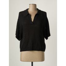 KAFFE - Pull noir en coton pour femme - Taille 36 - Modz
