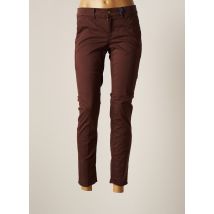 HOPPY - Pantalon chino marron en coton pour femme - Taille W27 - Modz