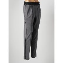 LIU JO - Pantalon droit gris en polyester - Femme - Taille 38 - Modz