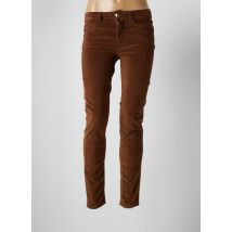 LIU JO - Pantalon slim marron en coton - Femme - Taille TU - Modz