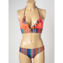 F**K PROJECT - Maillot de bain 2 pièces bleu en polyester - Femme - Taille 38 - Modz