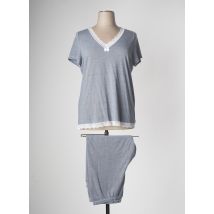 SENORETTA - Pyjama bleu en coton pour femme - Taille 46 - Modz