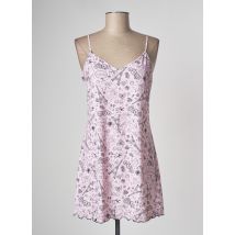 LINGERIE ELIZABETH - Nuisette/combinette rose en polyamide - Femme - Taille 42 - Modz