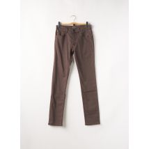 SERGE BLANCO - Jeans coupe slim marron en coton - Homme - Taille TU - Modz