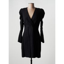 SYMBIOSE - Robe mi-longue noir en viscose - Femme - Taille 38 - Modz