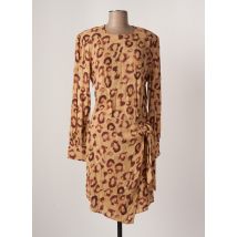 YAYA - Robe courte beige en viscose - Femme - Taille 38 - Modz