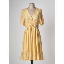 SEE U SOON - Robe mi-longue jaune en viscose - Femme - Taille 36 - Modz