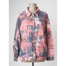 SEE U SOON - Veste en jean rose en coton - Femme - Taille 38 - Modz