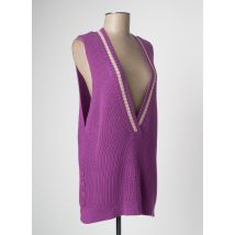 LA PETITE ETOILE - Pull violet en coton pour femme - Taille 34 - Modz