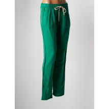 PAKO LITTO - Pantalon droit vert en lin pour femme - Taille 38 - Modz