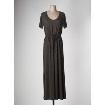 PIECES - Robe longue noir en viscose - Femme - Taille 34 - Modz