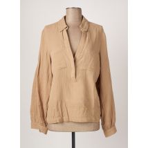 VILA - Blouse marron en coton - Femme - Taille 36 - Modz