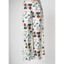 ICHI - Pantalon large blanc en viscose - Femme - Taille 36 - Modz