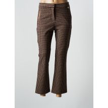 LOLA CASADEMUNT - Pantalon 7/8 marron en nylon - Femme - Taille 38 - Modz