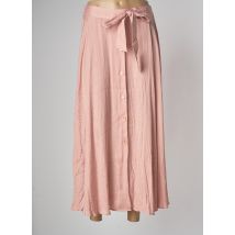 SAMSOE & SAMSOE - Jupe longue rose en polyester pour femme - Taille 40 - Modz