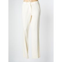 LCDN - Pantalon slim jaune en coton - Femme - Taille 42 - Modz