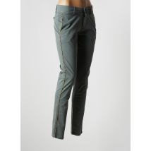 LES TEINTURIERS - Pantalon chino vert en coton - Femme - Taille W27 - Modz