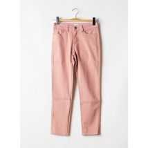 C'EST BEAU LA VIE - Pantalon slim rose en coton - Femme - Taille 34 - Modz