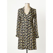 SEE THE MOON - Robe mi-longue noir en viscose - Femme - Taille 40 - Modz