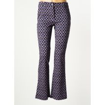 SEE THE MOON - Pantalon flare violet en viscose - Femme - Taille 34 - Modz