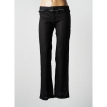 BEL AIR - Pantalon droit noir en coton - Femme - Taille 36 - Modz
