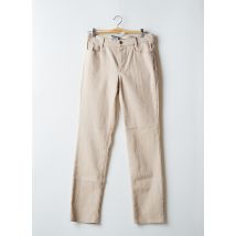 ATELIER GARDEUR - Pantalon slim beige en coton - Femme - Taille 38 - Modz