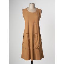 PLATINE COLLECTION - Robe courte marron en polyamide - Femme - Taille 38 - Modz