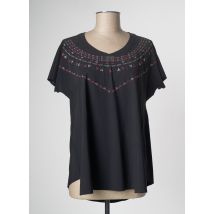 PLATINE COLLECTION - T-shirt noir en polyamide pour femme - Taille 40 - Modz
