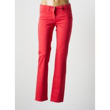 TONI - Pantalon slim rouge en coton - Femme - Taille 38 - Modz