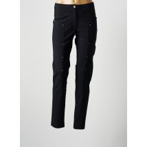 PLATINE COLLECTION - Pantalon slim noir en polyamide pour femme - Taille 42 - Modz