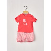 GYMP - Ensemble short rouge en coton - Fille - Taille TU - Modz