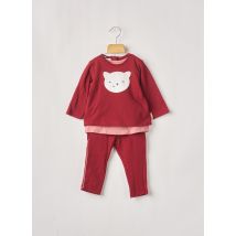 STERNTALER - Ensemble pantalon rouge en coton pour enfant - Taille 9 M - Modz