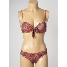 ADMAS - Maillot de bain 2 pièces marron en polyamide - Femme - Taille TU - Modz