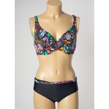 CALAO - Maillot de bain 2 pièces noir en polyamide - Femme - Taille 38 - Modz