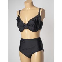 SANS COMPLEXE - Maillot de bain 2 pièces noir en polyamide - Femme - Taille 34 - Modz