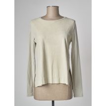 MAJESTIC FILATURES - Top vert en cuir - Femme - Taille 42 - Modz