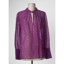 BA&SH - Blouse violet en viscose - Femme - Taille 34 - Modz
