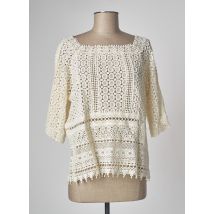 ATHÉ - Top beige en coton - Femme - Taille 38 - Modz