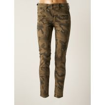 FIVE - Pantalon slim vert en coton - Femme - Taille W26 - Modz