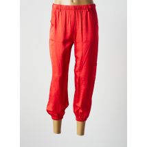 SEE THE MOON - Pantalon 7/8 rouge en viscose pour femme - Taille 36 - Modz